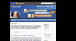 Desktop Screenshot of about.home-school-inc.com