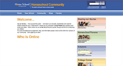 Desktop Screenshot of community.home-school-inc.com